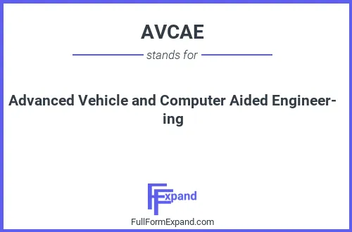 Full form of AVCAE