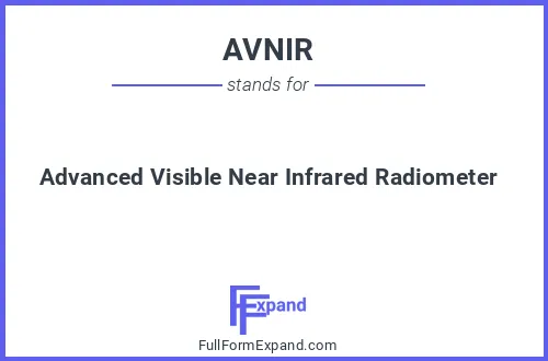 Full form of AVNIR