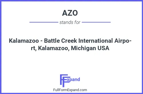 Full form of AZO