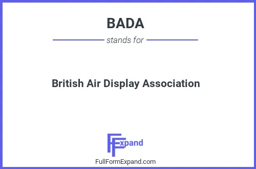 Full form of BADA