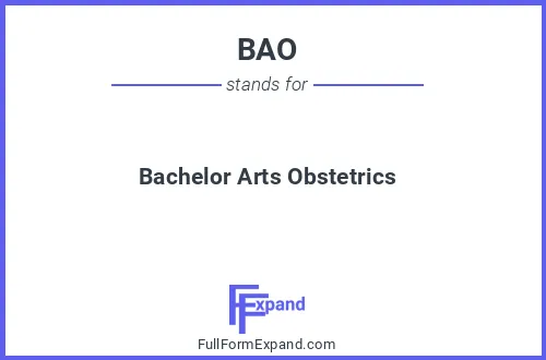 Full form of BAO