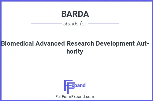 Full form of BARDA