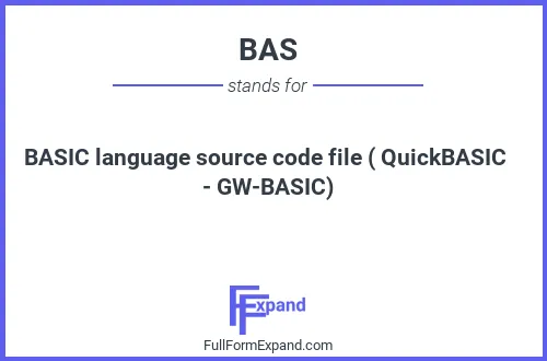 Full form of BAS