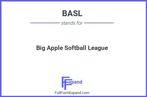 Full form of BASL