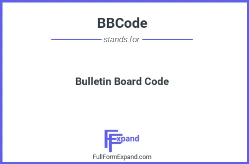 Full form of BBCode