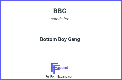 Full form of BBG