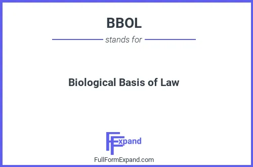 Full form of BBOL