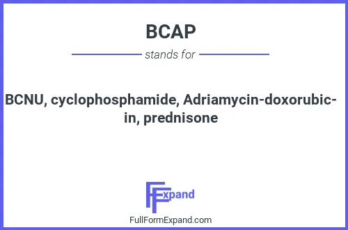 Full form of BCAP