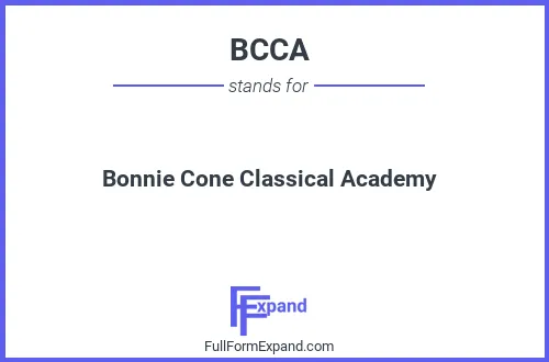 Full form of BCCA