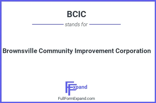 Full form of BCIC