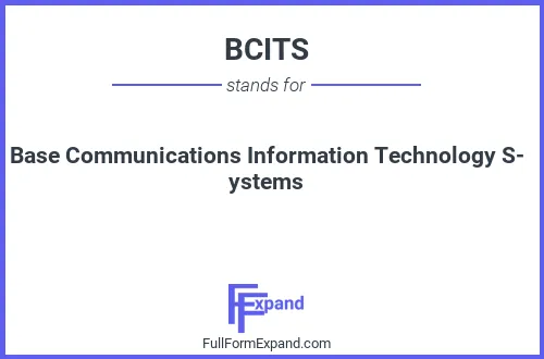 Full form of BCITS