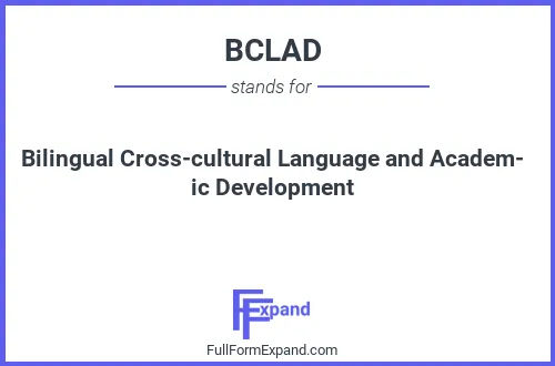 Full form of BCLAD