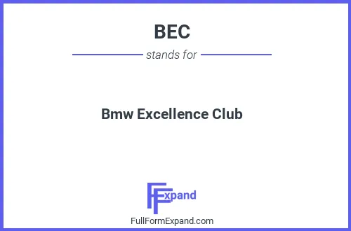 Full form of BEC