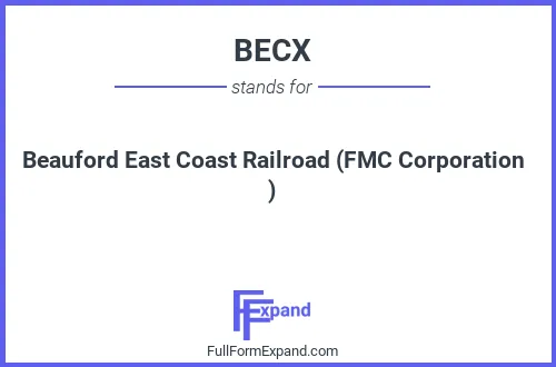 Full form of BECX