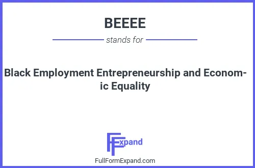 Full form of BEEEE