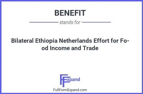 Full form of BENEFIT