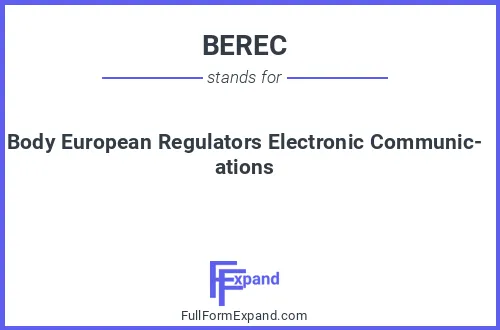 Full form of BEREC