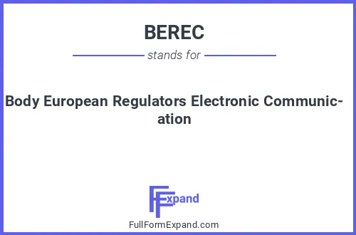 Full form of BEREC