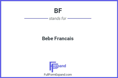 Full form of BF