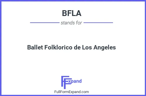 Full form of BFLA