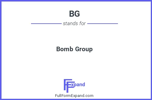 Full form of BG