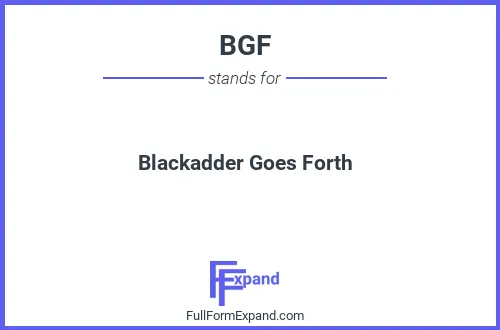 Full form of BGF