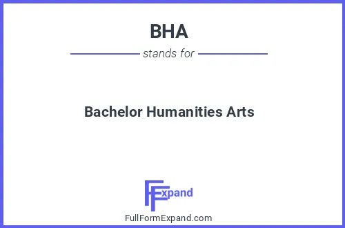 Full form of BHA
