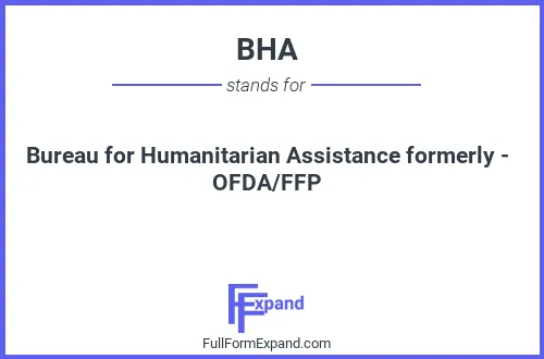 Full form of BHA