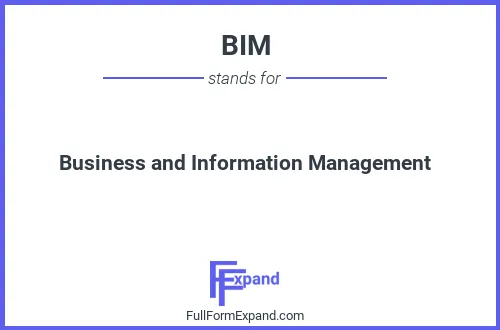 Full form of BIM