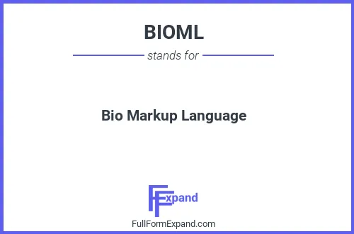 Full form of BIOML