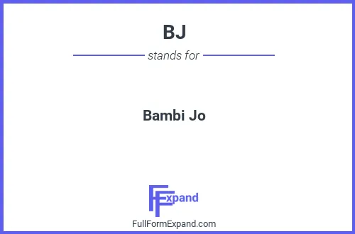 Full form of BJ