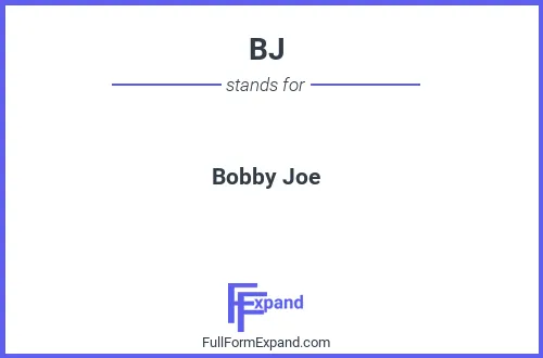 Full form of BJ
