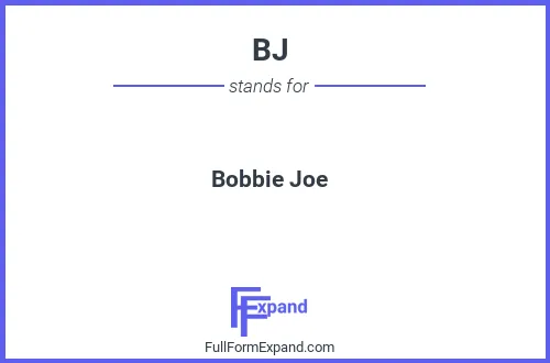 Full form of BJ