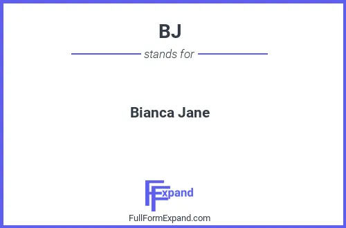 Full form of BJ