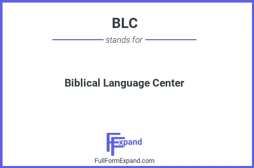 Full form of BLC