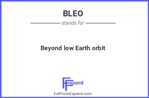 Full form of BLEO