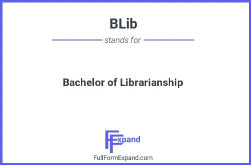 Full form of BLib