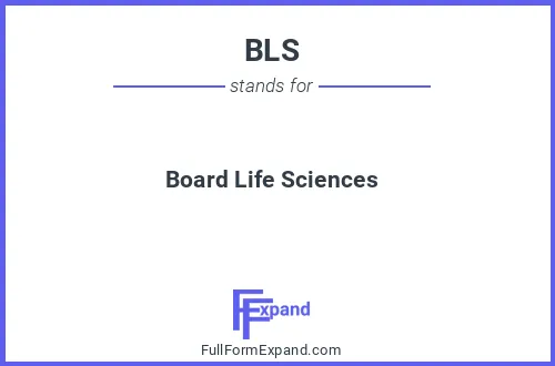 Full form of BLS