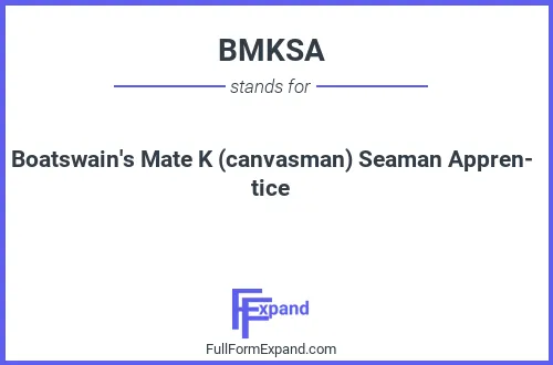 Full form of BMKSA