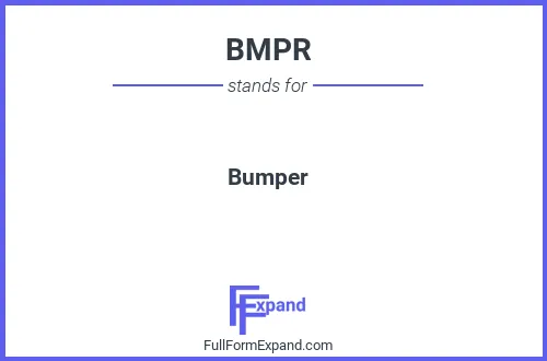 Full form of BMPR
