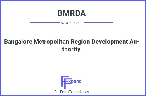 Full form of BMRDA