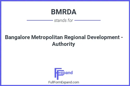 Full form of BMRDA