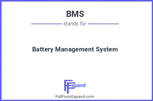 Full form of BMS
