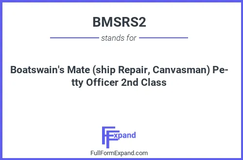 Full form of BMSRS2