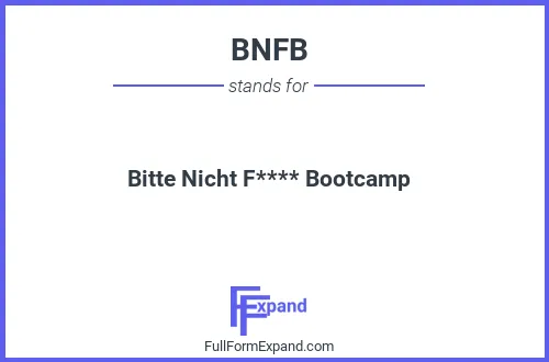Full form of BNFB