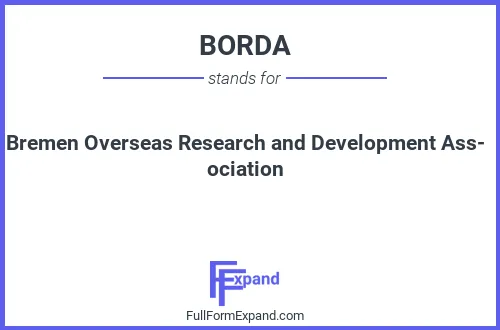 Full form of BORDA