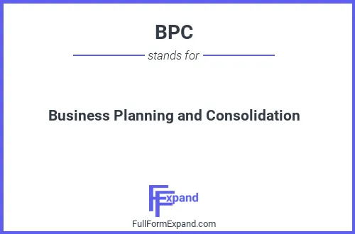 Full form of BPC