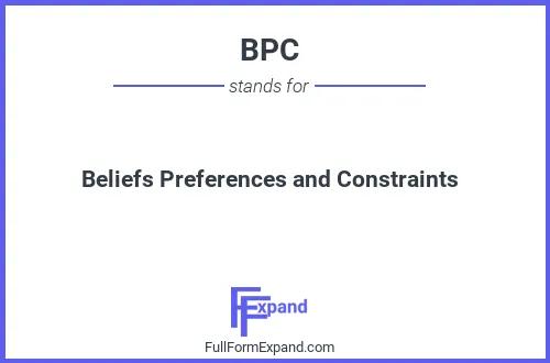 Full form of BPC