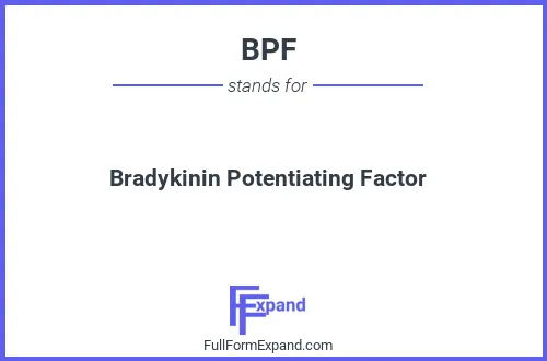 Full form of BPF