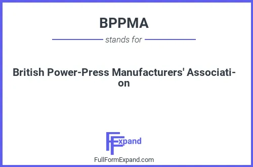 Full form of BPPMA